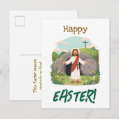 Happy Easter Season Well Wishes Good Friday ポストカード (正面/裏面)
