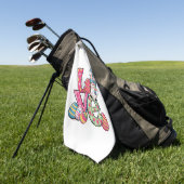 Happy Easter Shirt Gnome Easter Day Love Men Women ゴルフタオル (グリーン)