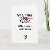 Happy Easter Sorry Card カード (正面)