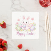 Happy Easter Spring Design - Cute Easter Bunny  スタンダードカクテルナプキン (インサイチュ)