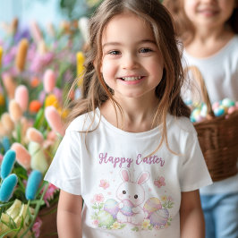 Happy Easter Spring Design - Cute Easter Bunny トドラーTシャツ