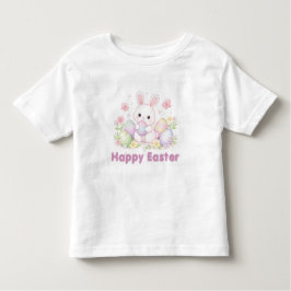 Happy Easter Spring Design - Cute Easter Bunny  トドラーTシャツ