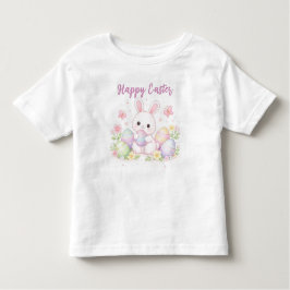 Happy Easter Spring Design - Cute Easter Bunny  トドラーTシャツ
