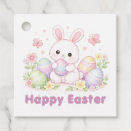 Happy Easter Spring Design - Cute Easter Bunny  フェイバータグ