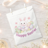 Happy Easter Spring Design - Cute Easter Bunny  フェイバーバッグ (クリップ留めされた状態)