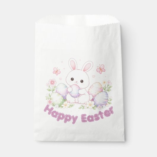 Happy Easter Spring Design - Cute Easter Bunny  フェイバーバッグ (正面)