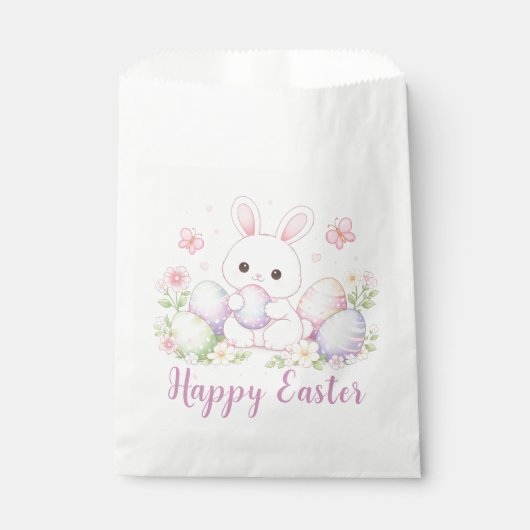Happy Easter Spring Design - Cute Easter Bunny  フェイバーバッグ (正面)
