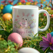 Happy Easter Spring Design - Cute Easter Bunny マグカップ
