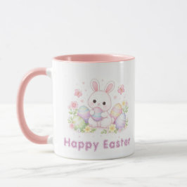 Happy Easter Spring Design - Cute Easter Bunny マグカップ