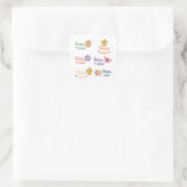 happy easter stickers スクエアシール (バッグ)