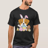 Happy Easter Sweet Jack Russell For Easter With Ea Tシャツ (正面)