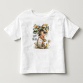 Happy Easter – Sweet Springtime Bow Tee for Kids トドラーTシャツ (正面)