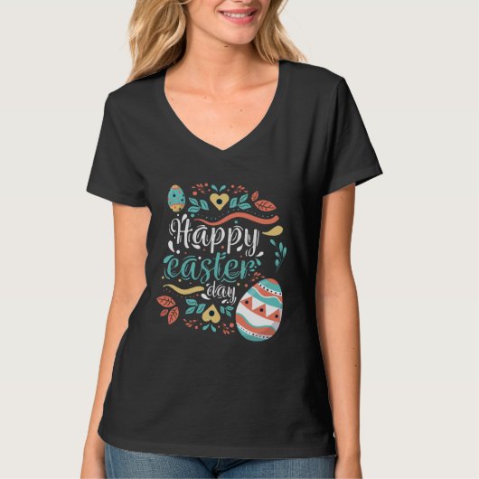 Happy Easter T-Shirt Funny Easter 1 Tシャツ (正面)