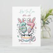 Happy Easter Teenage Funny Viral 6 7 Six Seven  シーズンカード (スタンド正面)