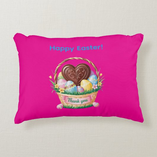 Happy Easter! Thank you! Pillow アクセントクッション (正面)