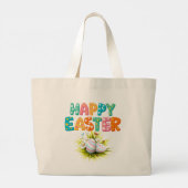 Happy Easter Tote Bag ラージトートバッグ (裏面)