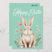 "Happy Easter" Traditional シーズンカード (正面/裏面)