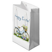 Happy Easter Watercolor Gift Bag スモールペーパーバッグ (正面アングル)