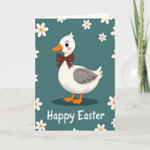Happy Easter Waterfowl Friend Card カード (正面)