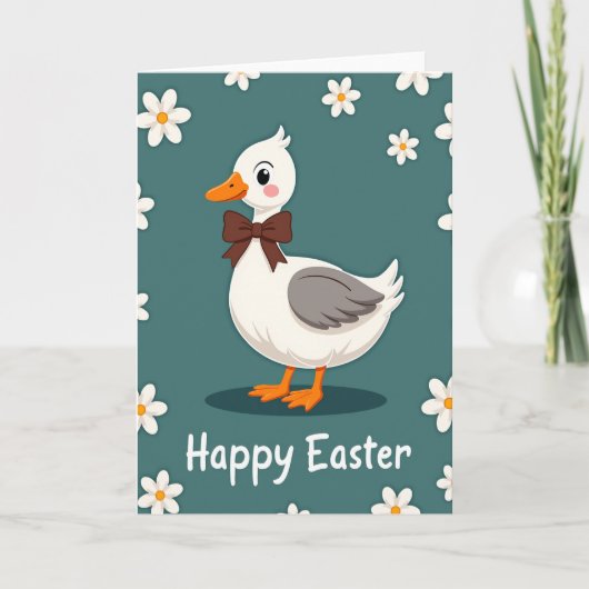 Happy Easter Waterfowl Friend Card カード (正面)