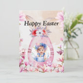 Happy Easter with photo 招待状 (スタンド正面)