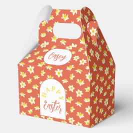 Happy Easter. Yellow Daffodils Spring Modern. フェイバーボックス