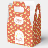 Happy Easter. Yellow Daffodils Spring Modern. フェイバーボックス (見開き)