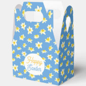 Happy Easter. Yellow Daffodils Spring Modern. フェイバーボックス (見開き)