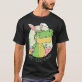 Happy Eastrawr Rex Dinosaur Easter Bunny Egg Costu Tシャツ (正面)