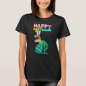 Happy Eastrawr Trex Easter Bunny Egg Dinosaur Kids Tシャツ (正面)