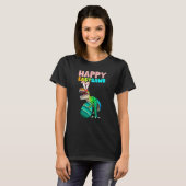 Happy Eastrawr Trex Easter Bunny Egg Dinosaur Kids Tシャツ (正面フル)