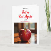Happy Eat a Red Apple Day! Dec 1st カード (正面)