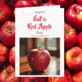 Happy Eat a Red Apple Day! Dec 1st カード