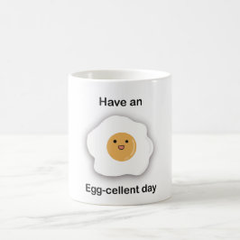 Happy egg-cellent day mug コーヒーマグカップ