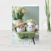Happy Egg Friends Spring Card カード (正面)