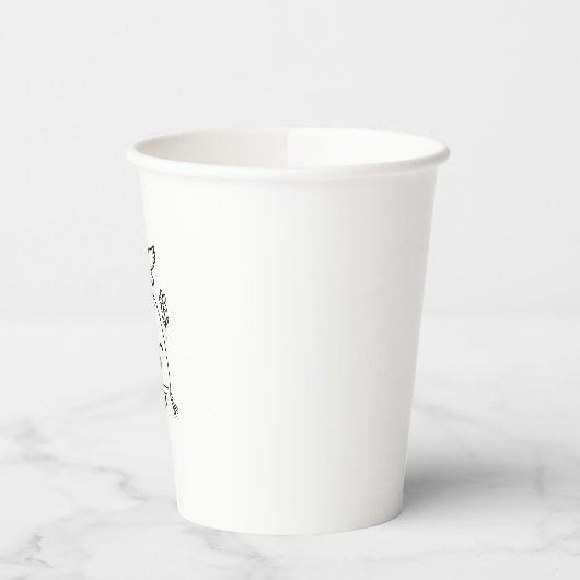 Happy Egg with Bird and Flowers 紙コップ (左)