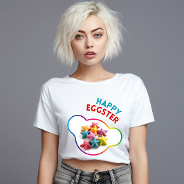 Happy Eggster – 伝統 Tシャツ
