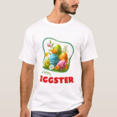 Happy Eggster – 少年 Tシャツ (正面)
