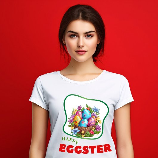 Happy Eggster – 少年 Tシャツ