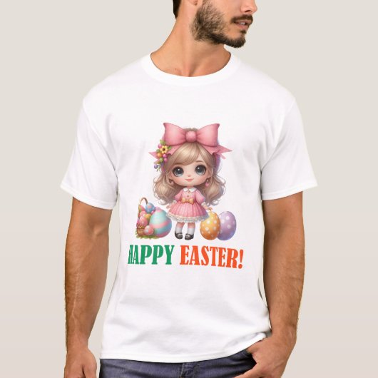Happy Eggster – 愛 Tシャツ (正面)