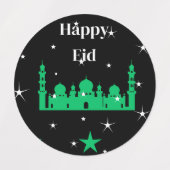 Happy Eidスタンプ ラベル (デザイン1)