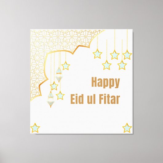 Happy Eid キャンバスプリント (正面)
