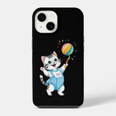 Happy Eid Adha Cute Cat IPhoneケース iPhone 14ケース (裏面)