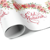 Happy Eid Al-Fitr Mubarak Floral Wrapping Paper  ラッピングペーパー (ロールコーナー)