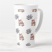 Happy Eid -Eid Adha Mubarak 2022. カフェラテマグ (右アングル)