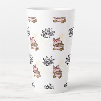 Happy Eid -Eid Adha Mubarak 2022. カフェラテマグ