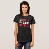 Happy Elfin Holidays Clothing  Kids  Elf Christmas Tシャツ (正面フル)