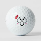 Happy Emoticon ゴルフボール (正面)