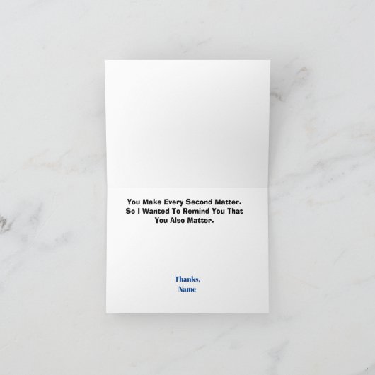 Happy EMS Week Greeting Card シーズンカード (内部)