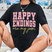 Happy Endings Are My Jam Shirt - Book Club Gift Tシャツ